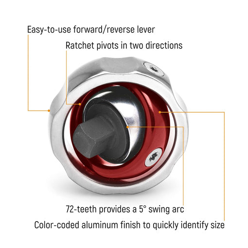 72-Tooth Gimbal Ratchet