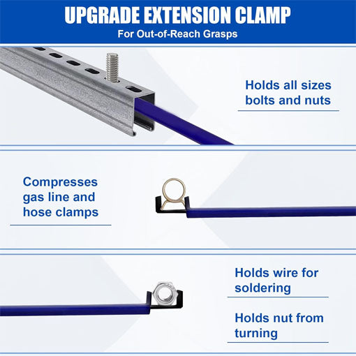 Tight Space Extension Clamps