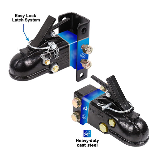 Adjustable Trailer Coupler and Channel Bracket Kit