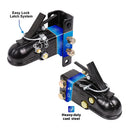 Adjustable Trailer Coupler and Channel Bracket Kit