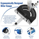 Extendable Precision Miter Gauge for Table Saws