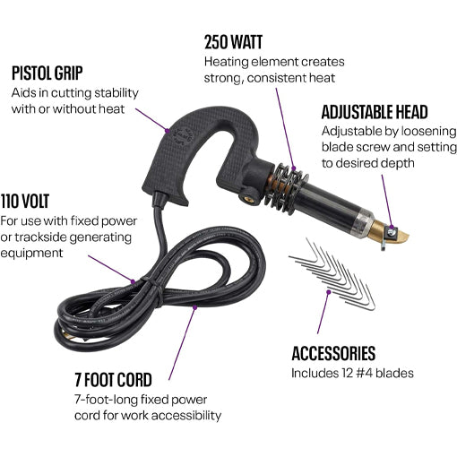 Tire Grooving Iron Tool