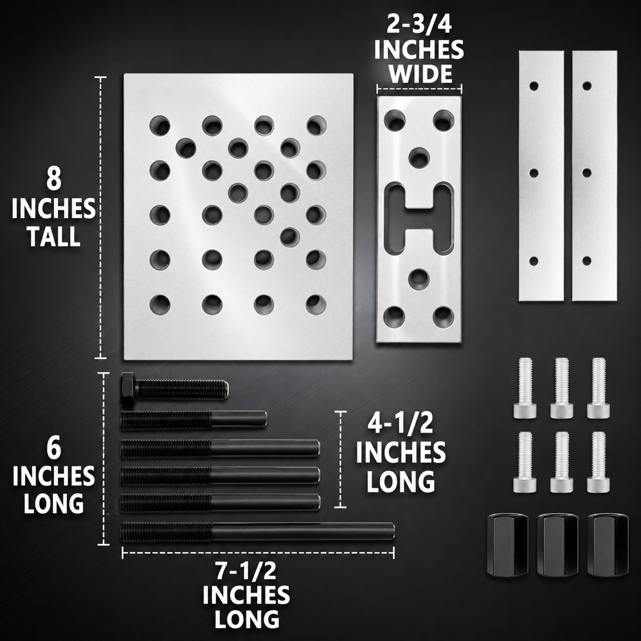 Bearing and Bushing Drill Press Support Block Plate Tool Set