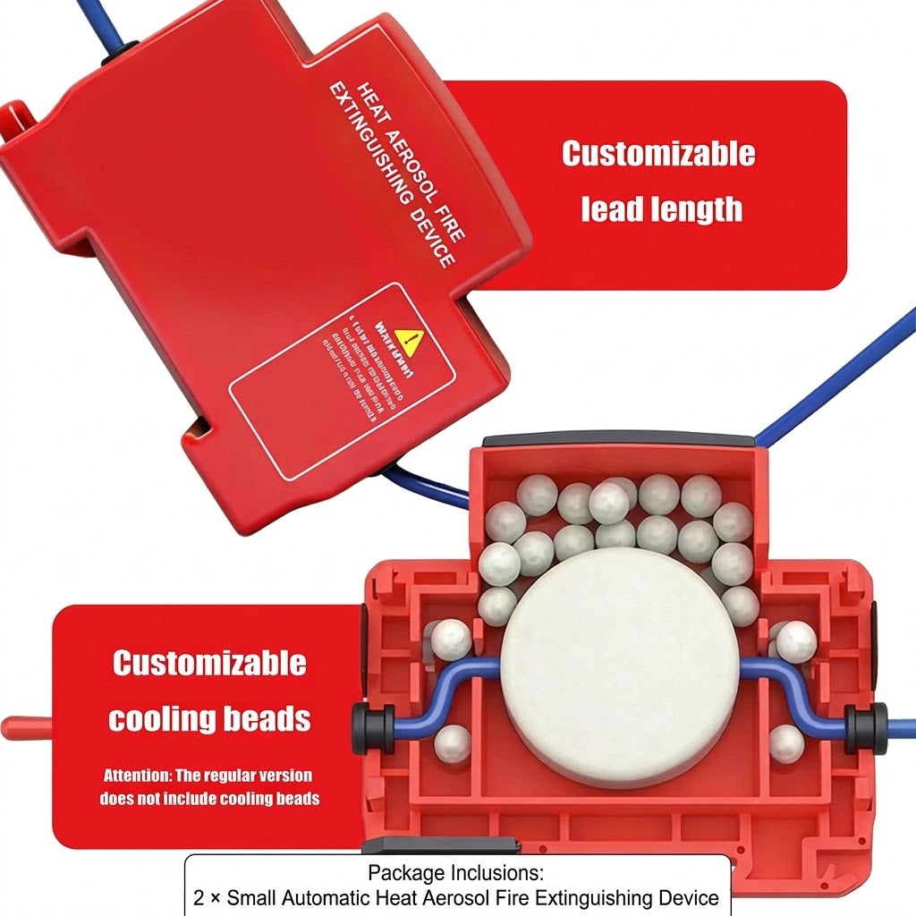 2-Pack Small Automatic Heat Aerosol Fire Extinguishing Device