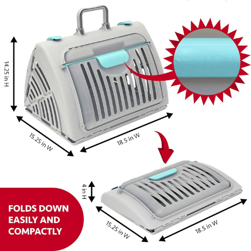 Foldable Travel Cat Carrier