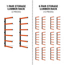 Wood Organizer & Lumber Rack Wall Mount