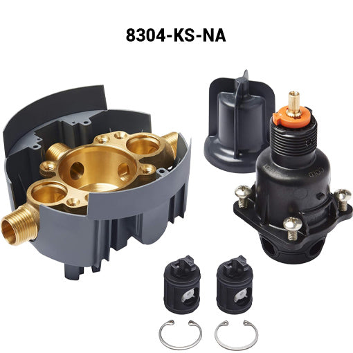 Pressure-Balancing Valve Body and Cartridge Kit