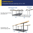 Overhead Garage Storage Rack