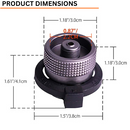 Camping Grill Gas Stove Adapter
