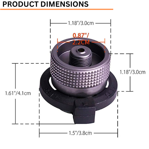 Camping Grill Gas Stove Adapter