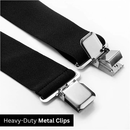 2-Inch Adjustable Pin Clip Suspenders