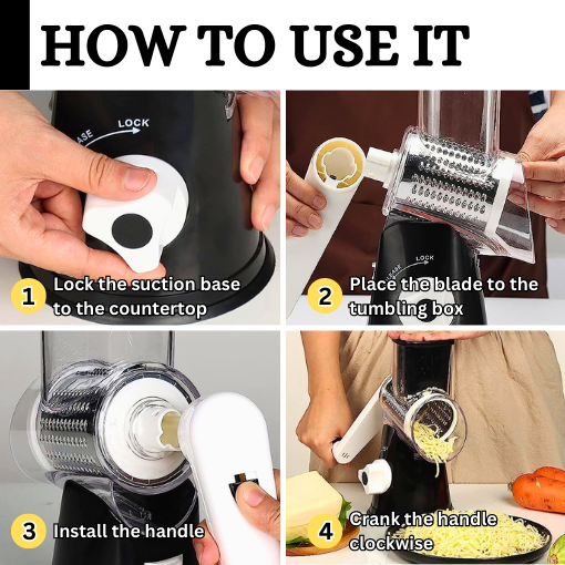 Rotary Cheese Grater Tool