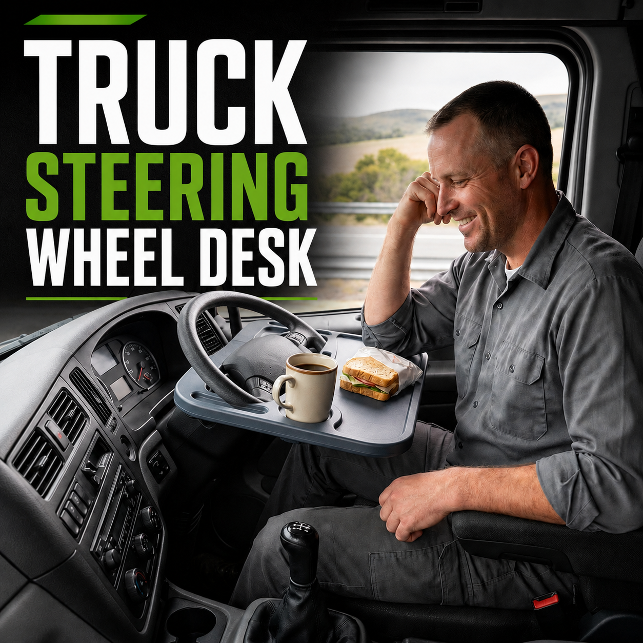 Truck Multifunctional Steering Wheel Desk