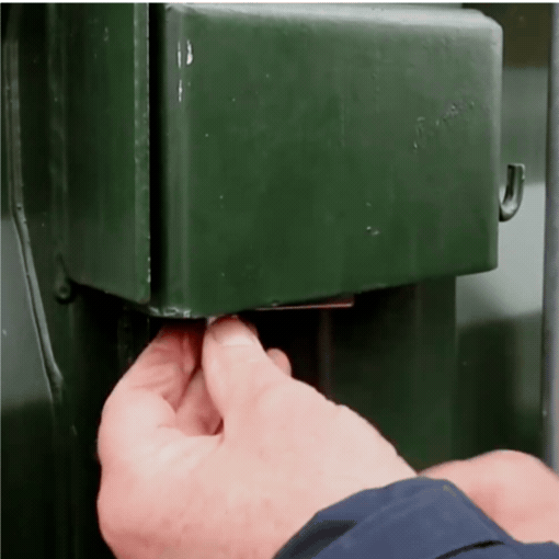 Heavy-Duty Shipping Container D-Shaped Padlock