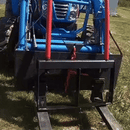 Dual Hay Bale Spear Attachment