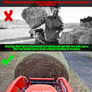 Dual Hay Bale Spear Attachment