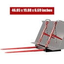 Dual Hay Bale Spear Attachment