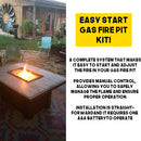 Fire Pit Gas Burner Spark Ignition Kit