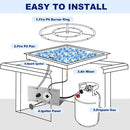 Fire Pit Gas Burner Spark Ignition Kit