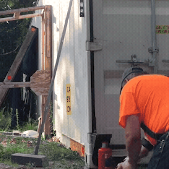 2-Pack Shipping Container Jack Lug with U-Shaped Handle