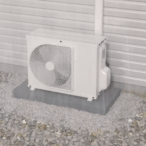 Mini Split Pad for Ductless Air Conditioner Heat Pump Systems