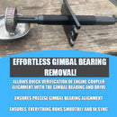 Gimbal Bearing Puller and Alignment Tool Set