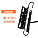 Heavy-Duty Tractor ROPS Tool/Chain Holder