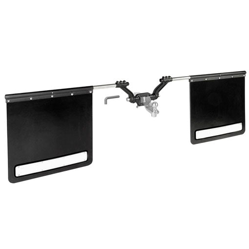 Hitch-mounted Truck Mud Flaps