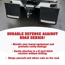 Hitch-mounted Truck Mud Flaps