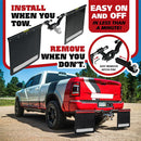 Hitch-mounted Truck Mud Flaps