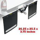 Hitch-mounted Truck Mud Flaps