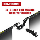 Hitch-mounted Truck Mud Flaps