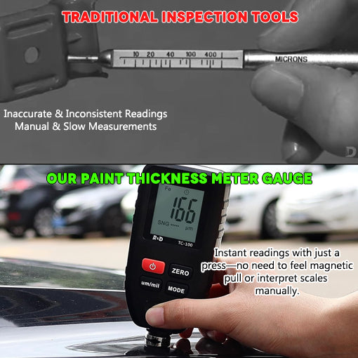 Paint Thickness Meter Gauge