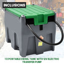 Portable Diesel Tank with 12V Electric Transfer Pump