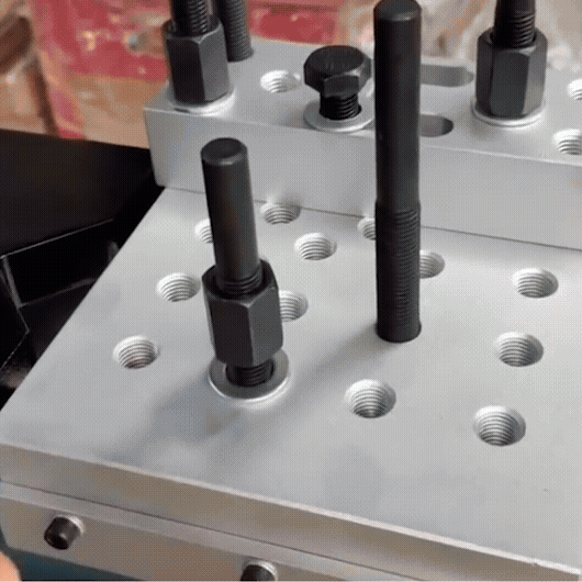 Bearing and Bushing Drill Press Support Block Plate Tool Set