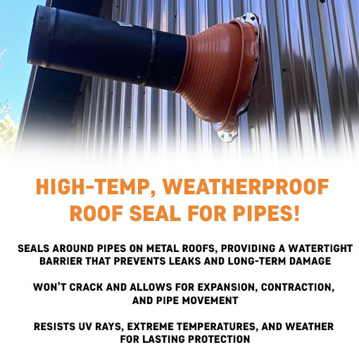 Silicone Metal Roof Pipe Flashing Boot