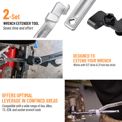Universal Wrench Extender Tool Bar