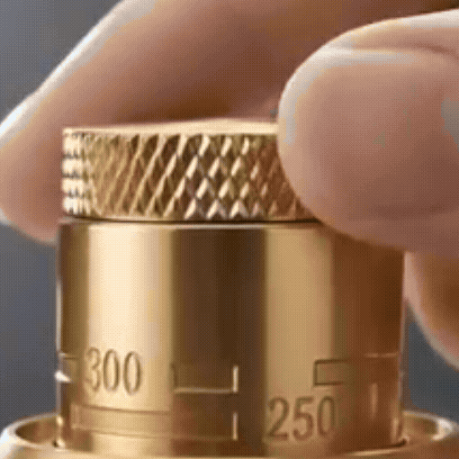 Poppet-Style Adjustable Pressure Relief Valve 100-300 PSI