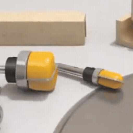 3PCS 1/4" Shank Bowl and Tray Template Router Bit Set