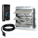 Wall Mounted Shutter Exhaust Fan with Temperature Controller