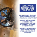 Wall Mounted Shutter Exhaust Fan with Temperature Controller