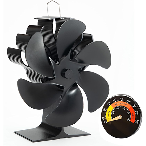 Heat-Powered Wood Stove Fan