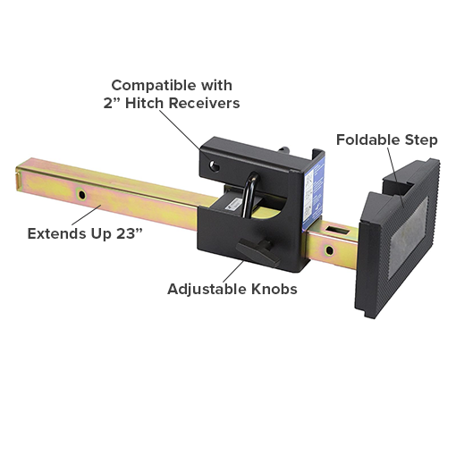 Adjustable Truck Hitch Step