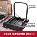Folding Tailgate Step and Seat Platform