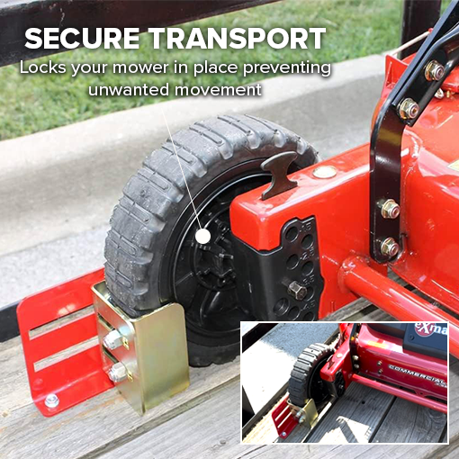 Mower Wheel Boot Trailer Bracket