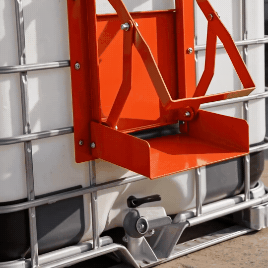 Sliding Grain Gate with Detachable Chute