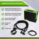 ATV Recovery Strap with Winch Hook and D Ring Shackle