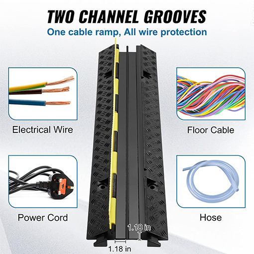 Heavy-Duty Cable Protector Ramp