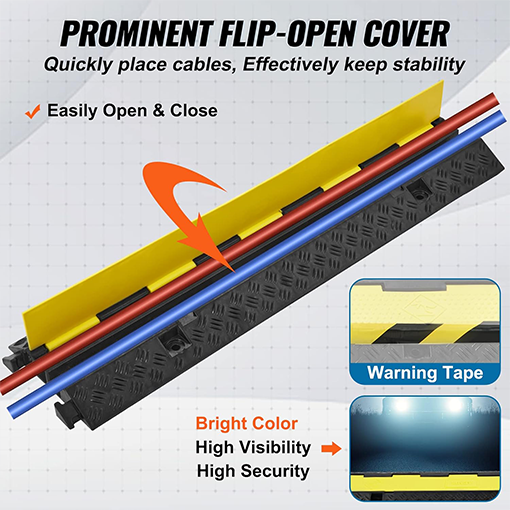 Heavy-Duty Cable Protector Ramp