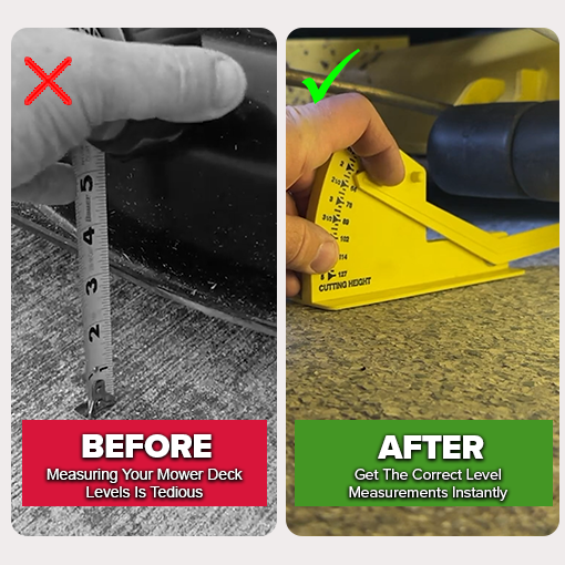 Mower Deck Leveling Gauge